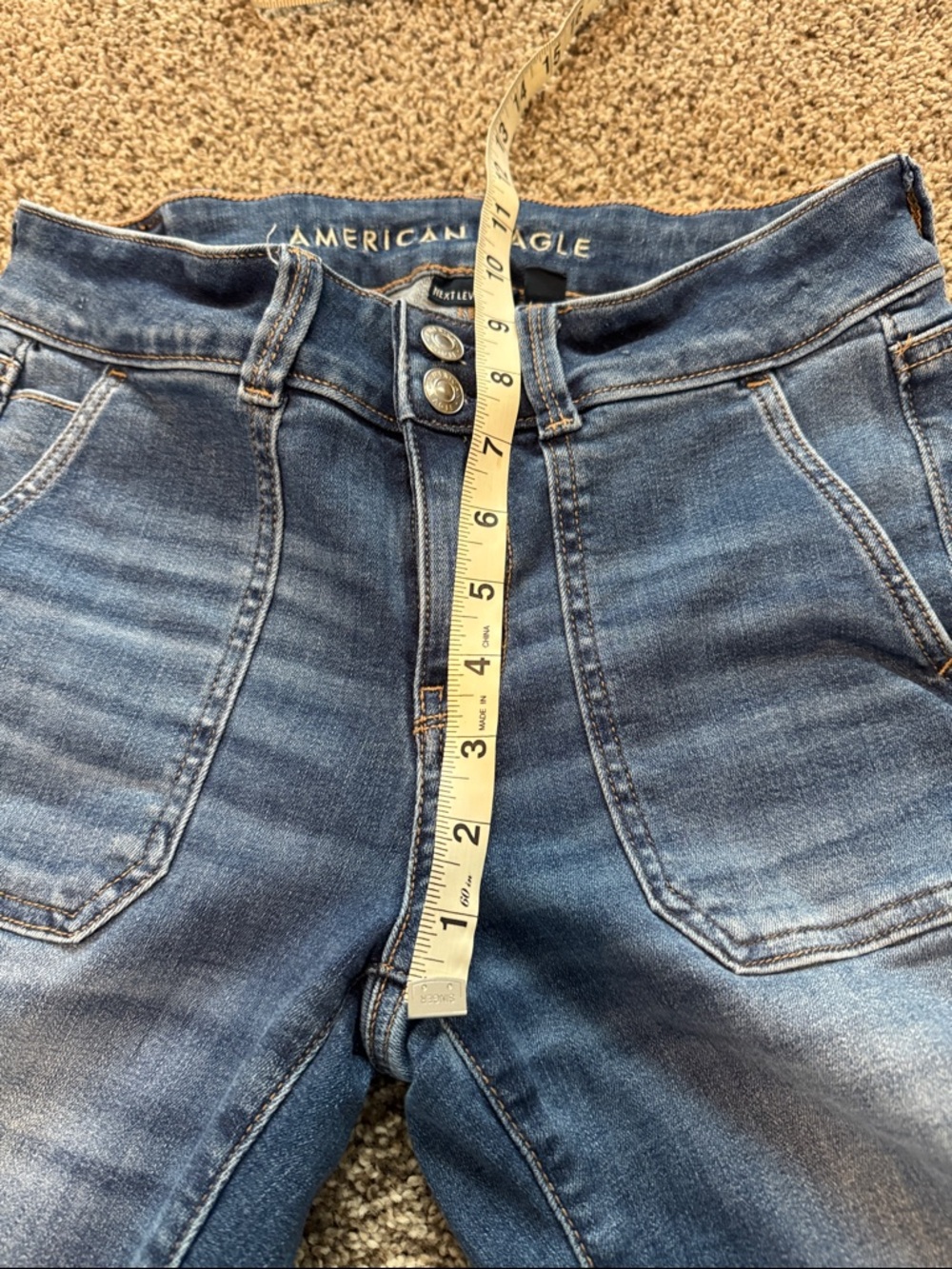 American Eagle Outfitters Women's Artist Crop Capri/Ankle Jeans - Picture 8 of 11